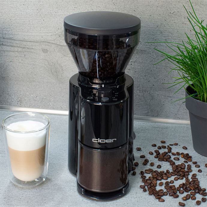 Køb Cloer Kaffekværn, 300 g, 140-150 W og bryg en frisk kop kaffe med hele kaffebønner