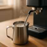 Mikroskum derhjemme: skum mælk som en barista